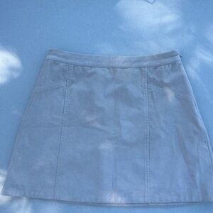 Abercrombie & Fitch Soft Gray Mini Skirt